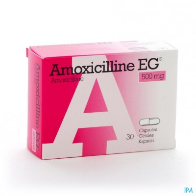 Amoxicilline EG Caps 30 X 500 Mg