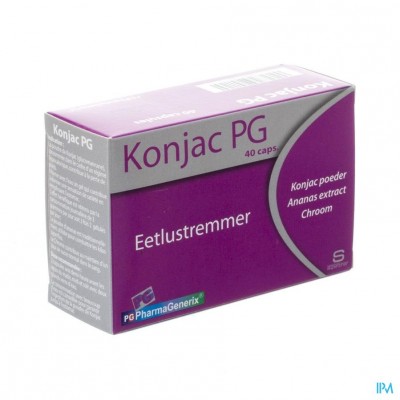 Konjac Pg Pharmagenerix Caps 40
