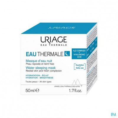 Uriage Eau Thermale Masker Water Nacht 50ml