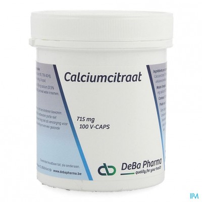 Calciumcitraat V-caps 100 Deba