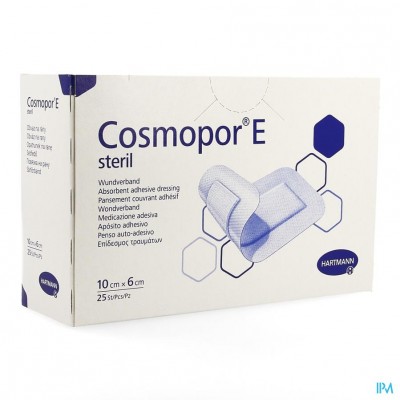 Cosmopor E Latexfree 10x6cm 25 P/s