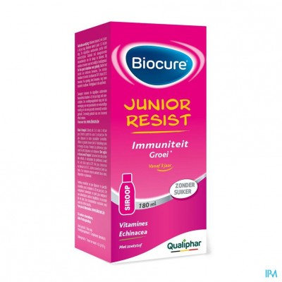 Biocure Junior Siroop Suikervrij 180ml