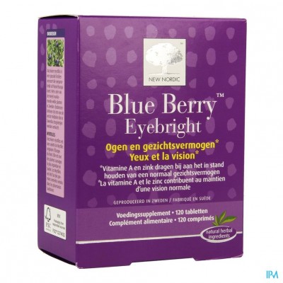 New Nordic Blue Berry Eyebright Tabl 120