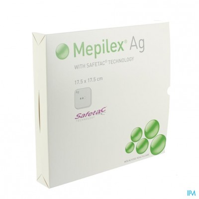 Mepilex Ag Verband Steriel 17,5x17,5cm 5 287321