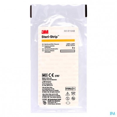 Steri-strip 3m Steril 22,0x135mm 1x4 R1548