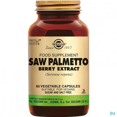 Saw Palmetto Berry Extract (zaagpalm) V-caps 60