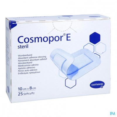 Cosmopor E Latexfree 10x8cm 25 P/s
