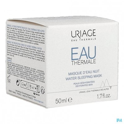 Uriage Eau Thermale Masker Water Nacht 50ml