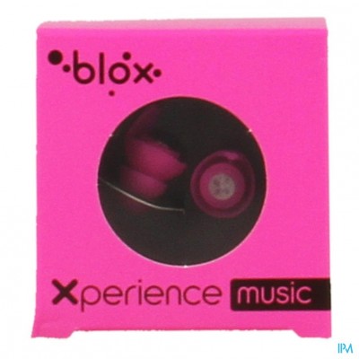 Blox Music Oordoppen Fluo Roze 1 Paar
