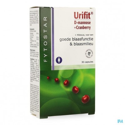 Fytostar Urifit D-mannose + Cranberry Caps 30
