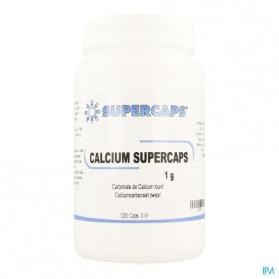Calcium Carb. Supercaps Caps 1200x1000mg Ivoor