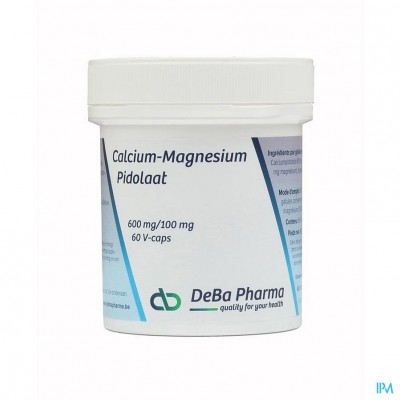 Calcium Magnesium Pidolaat 600/100mg V-caps 60