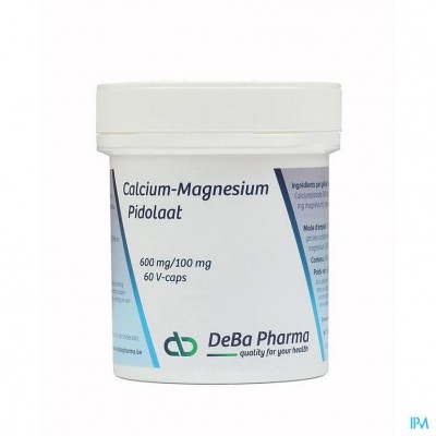 Calcium Magnesium Pidolaat 600/100mg V-caps 60