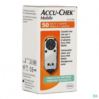 Accu Chek Mobile Test Cassette 50 Tests 7141254171