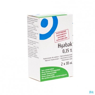 Hyabak 0,15% Duopack Nf Fl 2x10ml Verv.2879617