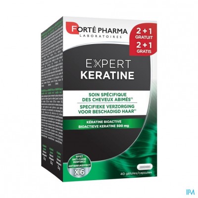 Expert Keratine Caps 120 2+1 Gratis