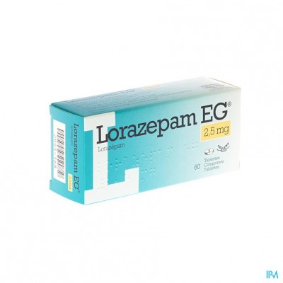 Lorazepam EG Tabl 60X2,5Mg