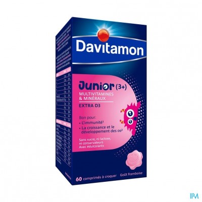 Davitamon Junior Framboos V1 Comp 60