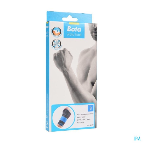Bota Ortho Handpolsbandage 501 Zwart N3