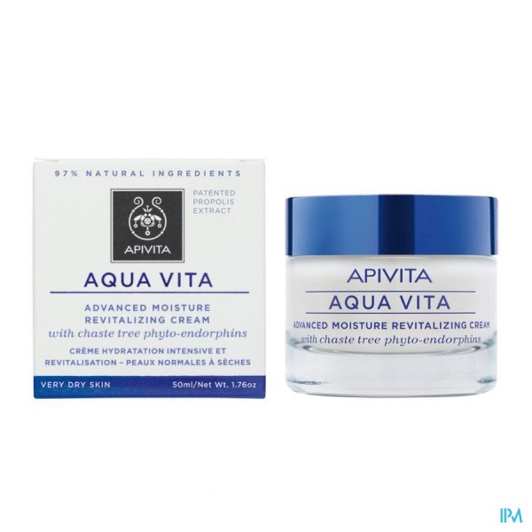 Apivita Aqua Vita Creme Intens Hydra Vh-gem H 50ml