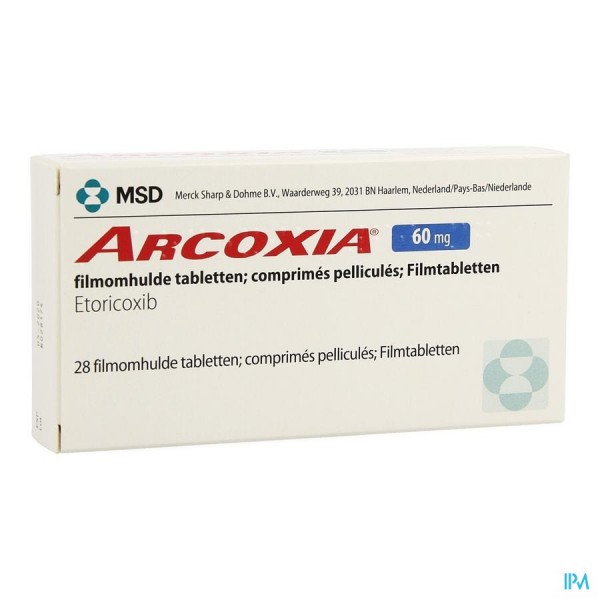 Arcoxia 60mg Comp 28