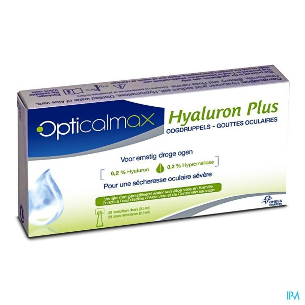 Opticalmax Hyaluron Plus 20x0,5ml