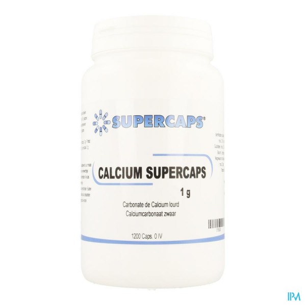 Calcium Carb. Supercaps Caps 1200x1000mg Ivoor