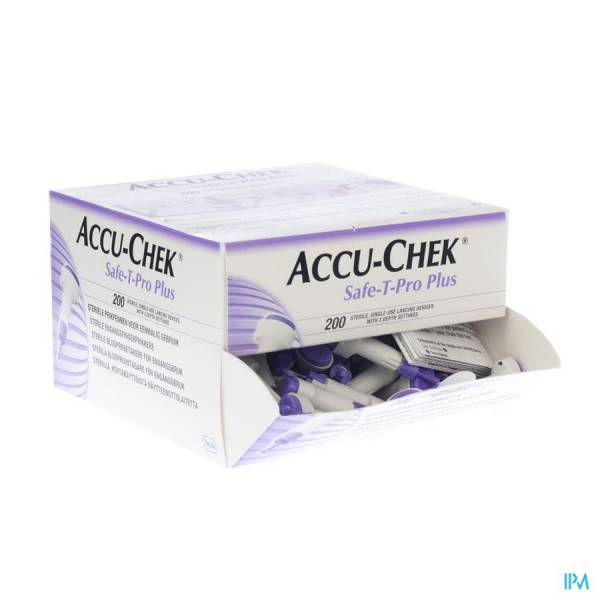 Accu Chek Safe T Pro Plus Steriel Wegwerp 200